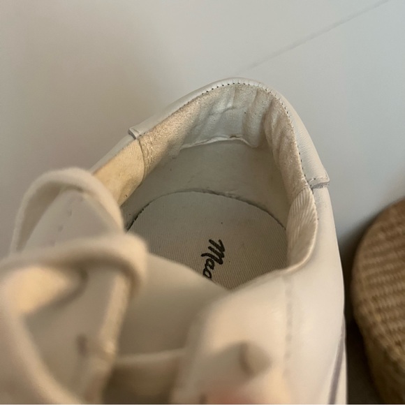Madewell white sneakers Sidewalk Low-Top Sneakers in Leather - Picture 4 of 8